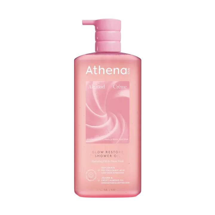 Glow Restore Shower Oil V3 Almond Crème